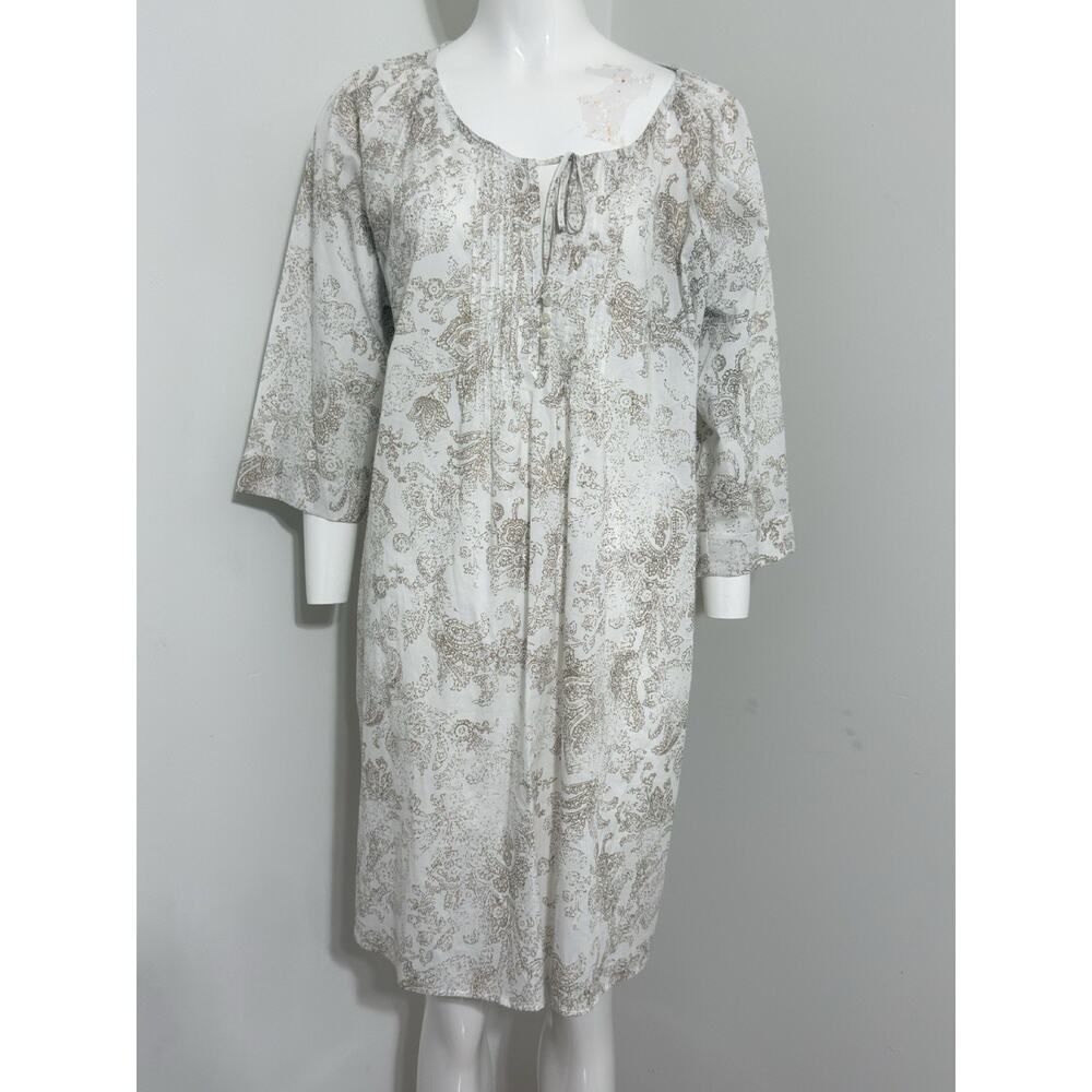 Lauren Ralph Lauren Tunic Paisley Button Front Women’s Size L Preppy Bohemian